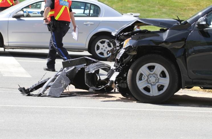 Damaged car